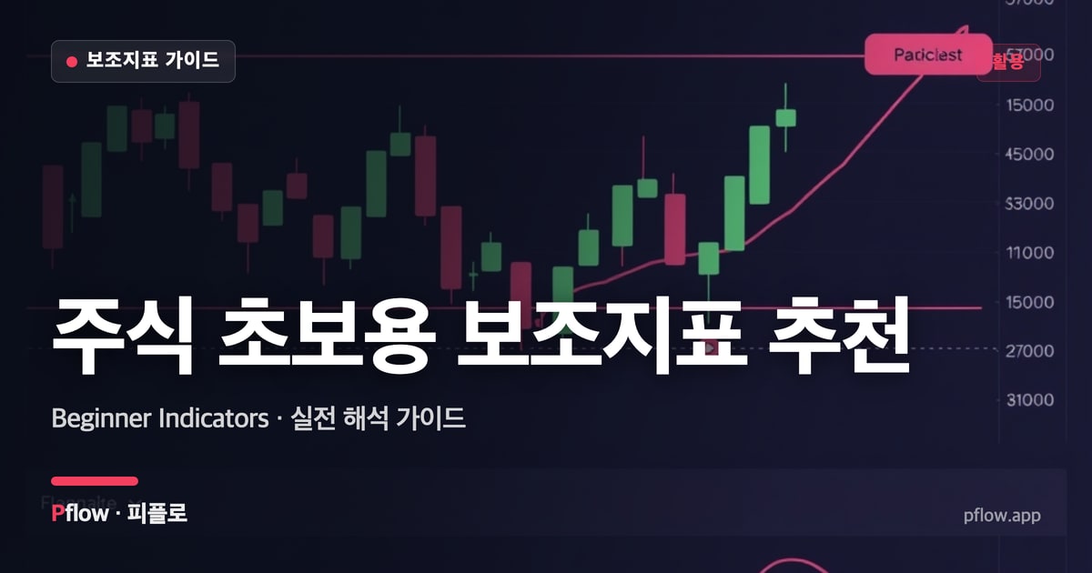 주식 초보용 보조지표 추천 썸네일