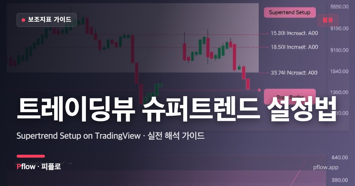 트레이딩뷰 슈퍼트렌드 설정법 썸네일